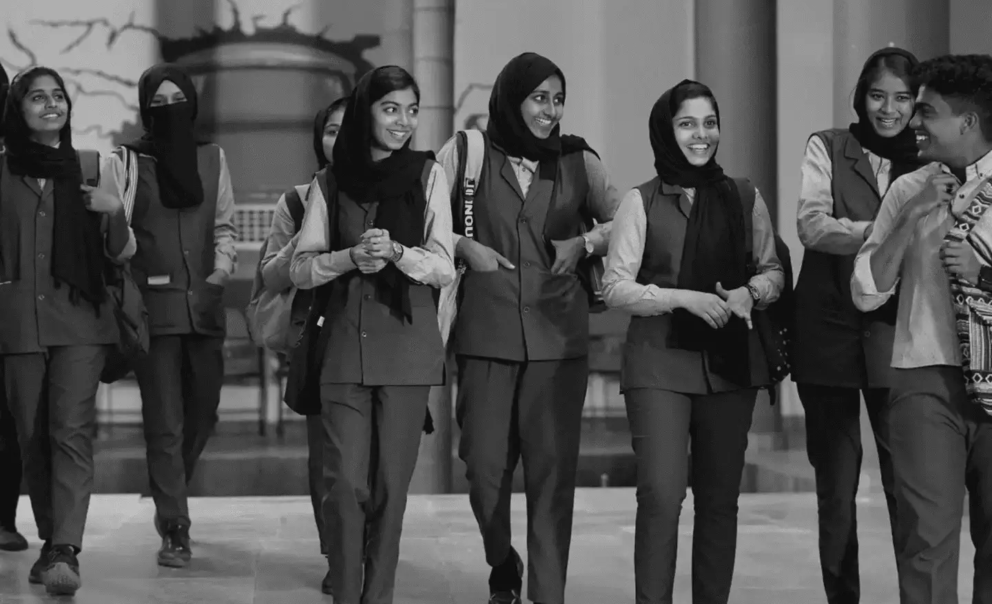 Students of Abate enjoying after class of interior designing course