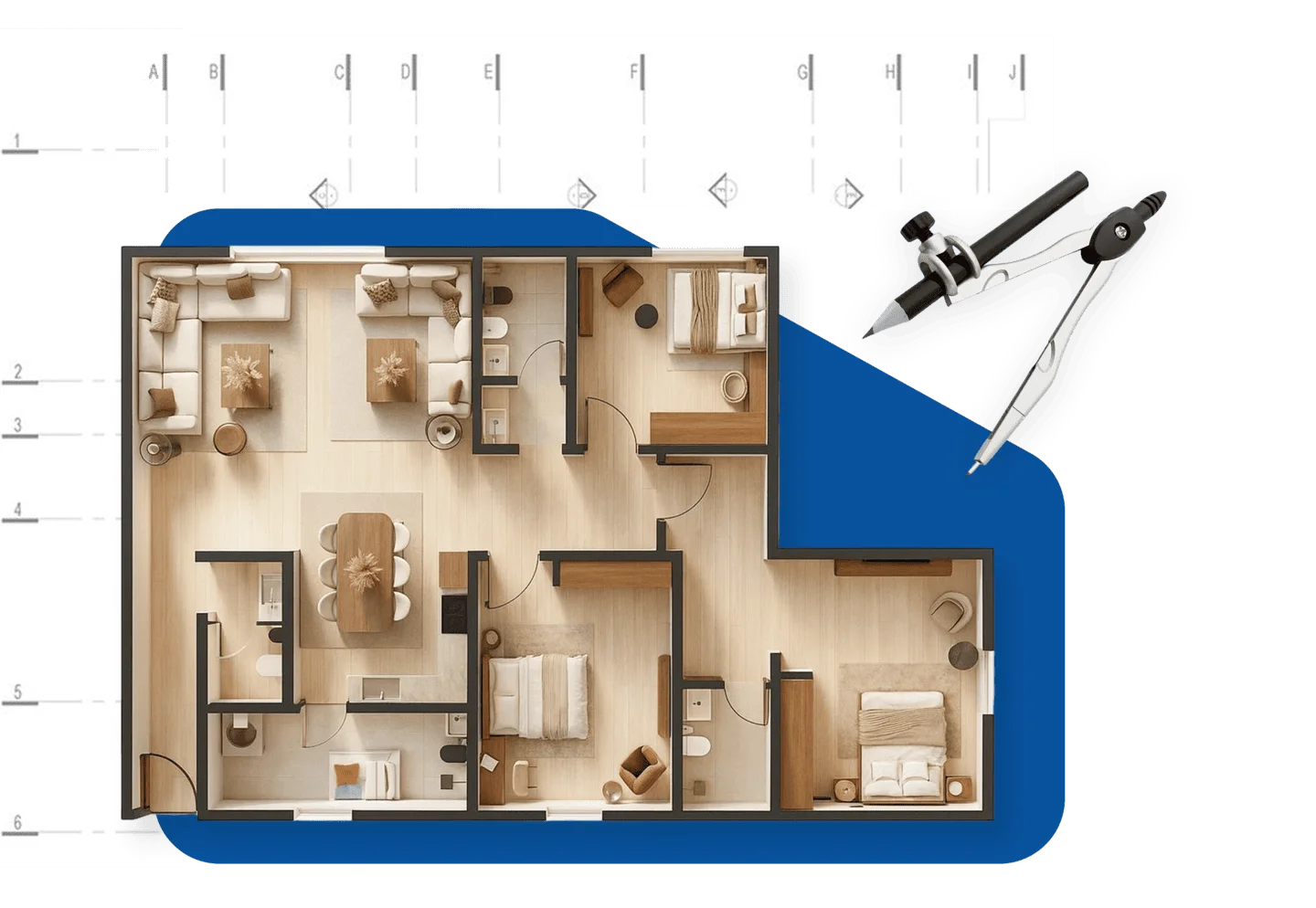 Interior Design Students and Professionals at Abate, one of the best interior design colleges in Kerala
